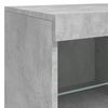 vidaXL Sideboard with LED Lights Concrete Grey 283x37x67 cm