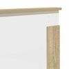 vidaXL Bed Frame Sonoma Oak 135 x 190 cm Engineered wood