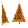 vidaXL Christmas Tree | Gold | PET, Steel | 120 cm tall | Decorative Inlays