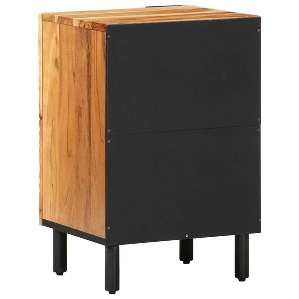 vidaXL Bathroom Sink Cabinet Solid Acacia Wood Engineered wood