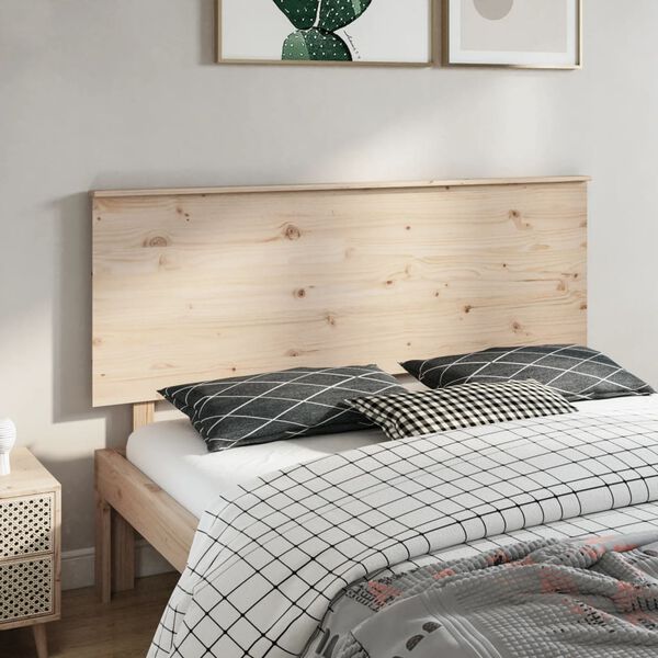 vidaXL Bed Headboard 164x6x82.5 cm Solid Wood Pine