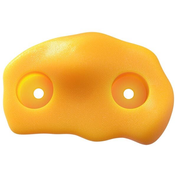 vidaXL Climbing Hold 2 pcs Yellow 100 x 67 x 43 mm PP