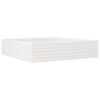 vidaXL Garden Planter White 100x100x23 cm Solid Wood Pine