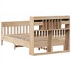 vidaXL Bed Frame without Mattress 135x190 cm Solid Wood Pine