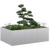 vidaXL Planter 120x80x40 cm Galvanised Steel