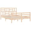 vidaXL Bed Frame without Mattress King Size Solid Wood