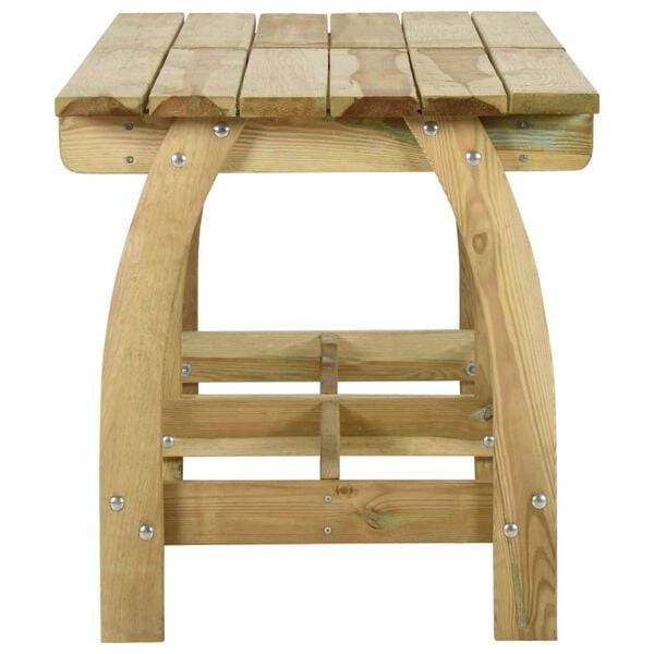 vidaXL Garden Table 220x74x75 cm Impregnated Pinewood