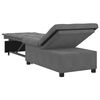 vidaXL Sofa Bed Dark Grey 194 x 67 x 82 cm Microfiber