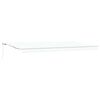 vidaXL Retractable Awning White 600 x 350 cm Polyester and Aluminium