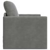vidaXL Folding Sofa Bed Dark Grey 74 x 77 x 81 cm Velvet