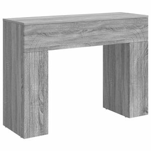 vidaXL Coffee Table Grey Sonoma 102 x 35 x 75 cm Engineered Wood