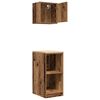 vidaXL Garage Cabinets 2 pcs Old Wood Engineered Wood
