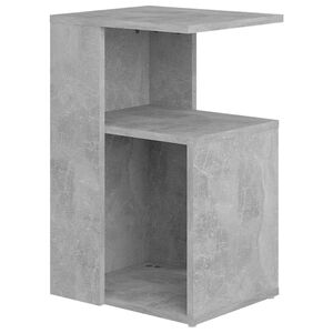 vidaXL Side Table Concrete Grey 36x30x56 cm Engineered Wood