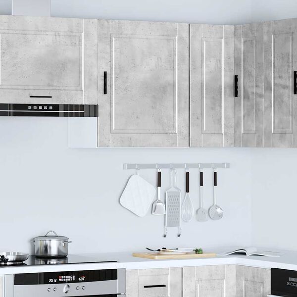 vidaXL Kitchen Wall Cabinet&nbsp;Porto Concrete Grey Engineered Wood