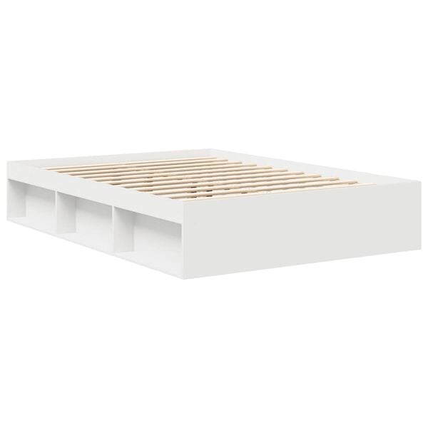 vidaXL Bed Frame without Mattress White 120x200 cm
