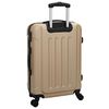 vidaXL Suitcase Set with Lock 3 pcs Champagne 50 x 31 x 78 cm