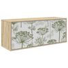vidaXL Wall-mounted TV Cabinet GOTHA 102 x 33 x 40 cm Sonoma Oak
