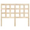 vidaXL Bed Headboard 125.5x4x100 cm Solid Wood Pine