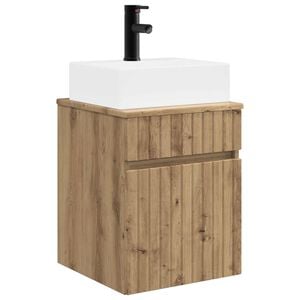 vidaXL Wall-mounted Sink Vanity Artisan Oak 39 x 41 x 62.5 cm