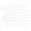 vidaXL Decorative Stickers 10 pcs White 29 x 21 cm