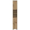 vidaXL Bathroom Cabinet with Storage Artisan Oak 30 x 35 x 192 cm