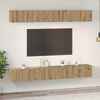 vidaXL TV Cabinet Set Wall-mounted 6 pcs Artisan Oak Engineered Wood