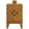 vidaXL Camping Stove 35x50x60 cm Corten Steel