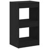 vidaXL Book Cabinet Black Oak 40 x 30 x 71.5 cm Engineered Wood
