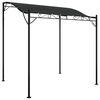 vidaXL Canopy Anthracite 2x2.3 m 180 g/m&sup2; Fabric and Steel