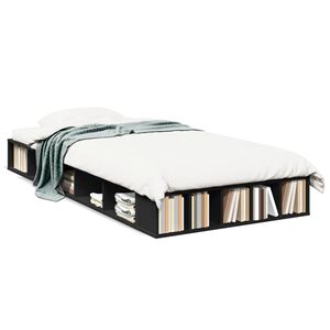 vidaXL Bed Frame without Mattress Black 90x200 cm