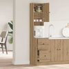 vidaXL Kitchen Sideboard with Drawer Artisan Oak 32 x 50 x 180 cm