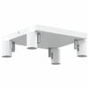 vidaXL Ceiling Spotlight White 26.5 x 26 x 11.5 cm Metal
