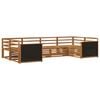 vidaXL Outdoor Sofa Set 6 pcs Natural