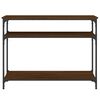 vidaXL Console Table Brown Oak 100x29x75 cm Engineered Wood