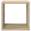 vidaXL Wall Cube Shelves 6 pcs White and Sonoma Oak 26x15x26 cm