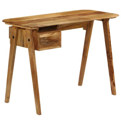 vidaXL Writing Desk 110x50x76 cm Solid Mango Wood