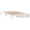 vidaXL Bed Frame with Drawers without Mattress White 140x200 cm