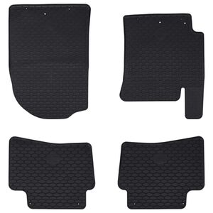 vidaXL Car Mat 4 pcs Black suitable for Kia RIO, STONIC 2017- Rubber