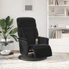 vidaXL Massage Recliner Chair Black 91 x 71 x 105 cm Velvet