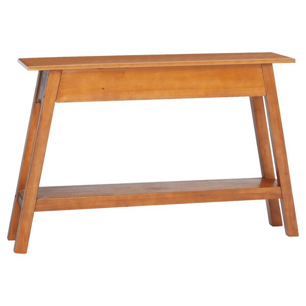 vidaXL Console Table 110x30x75 cm Solid Wood Mahogany