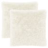 vidaXL Cushion 2 pcs HEERLEN White 70 x 70 cm PV Fleece