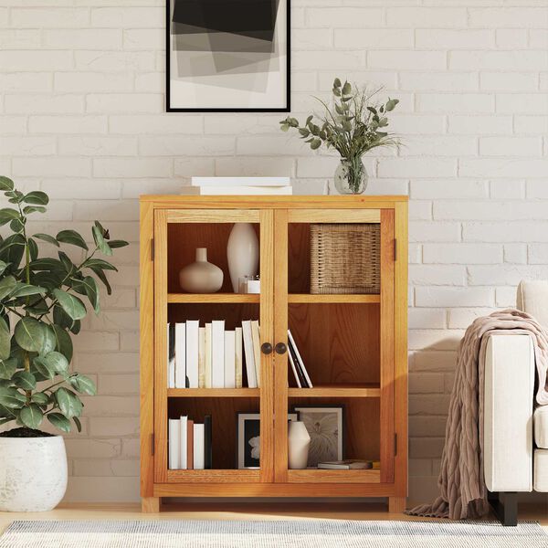 vidaXL Cabinet with Shelf Brown 80 x 35 x 95 cm Engineered wood