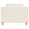 vidaXL Children's Bed Frame with Headboard Cream 80 x 160 cm