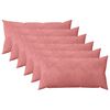 vidaXL Cushion Cover 6 pcs HEERLEN Pink 40 x 80 cm Velvet