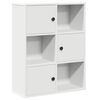 vidaXL Bookcase White 60x24x76.5 cm Engineered Wood