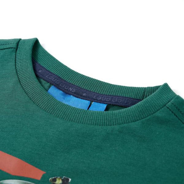Kids' T-shirt with Long Sleeves Green 104