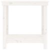 vidaXL Work Bench White 80x50x80 cm Solid Wood Pine