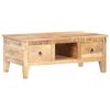 vidaXL Coffee Table 100x55x40 cm Rough Mango Wood