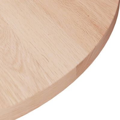 vidaXL Round Table Top ??40x1.5 cm Solid Wood Oak