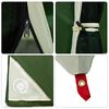 vidaXL Camping Tent Set Folding 2 pcs Green Taffeta and Fabric